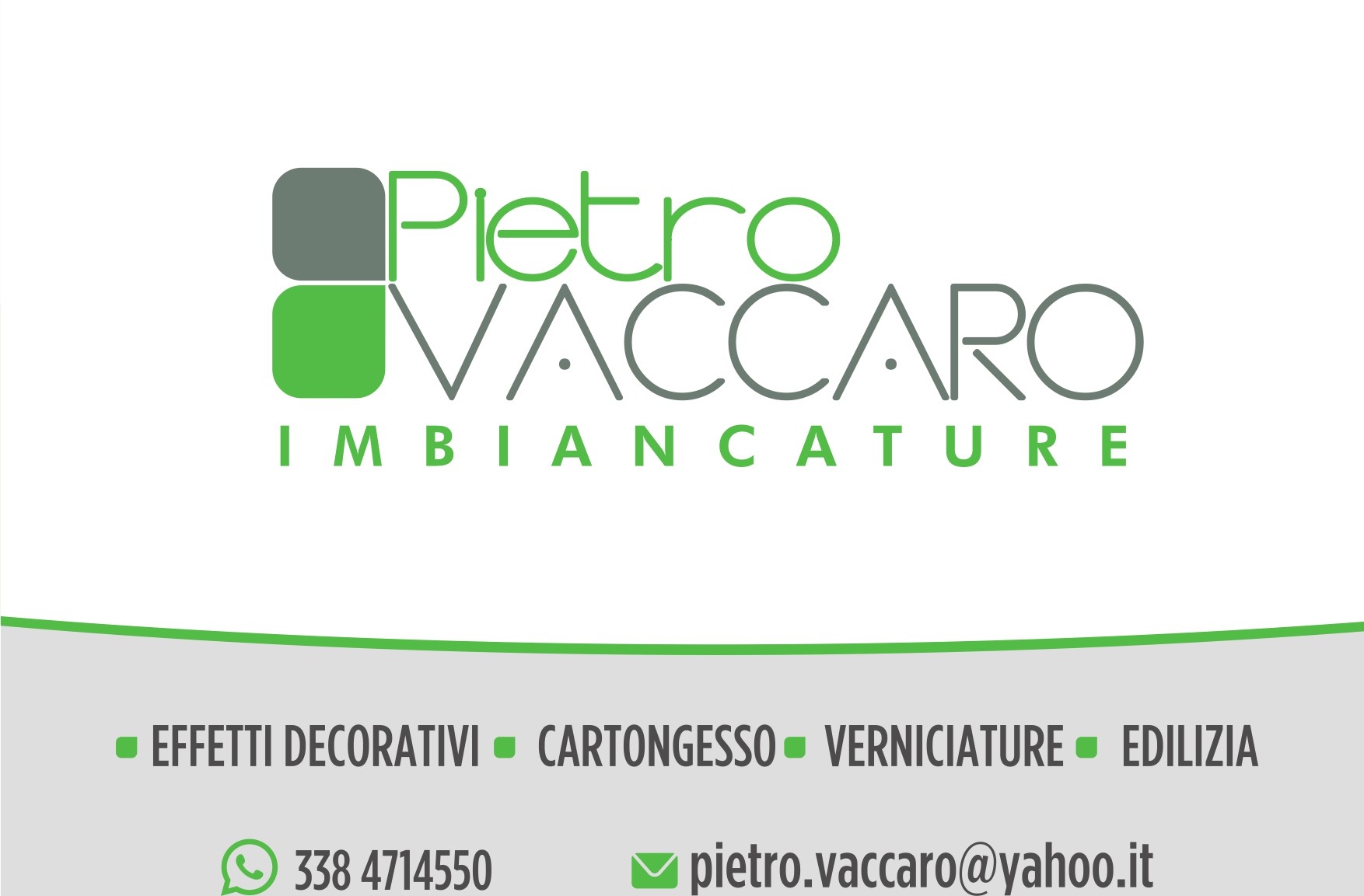 PIETRO VACCARO IMBIANCATURE